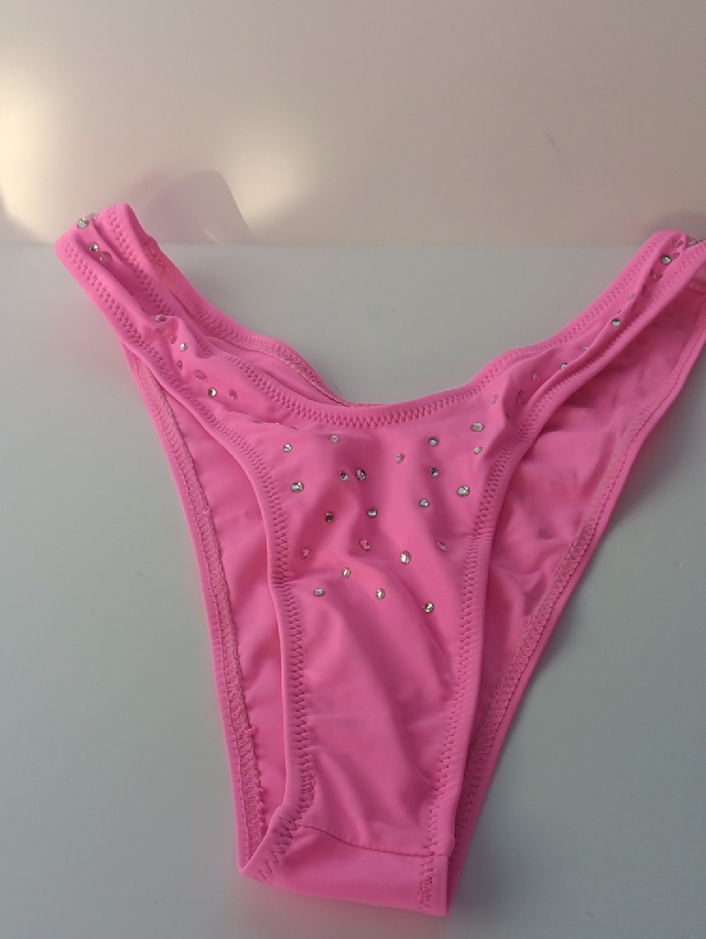 Pink Rhinestone Bikini Set - Picture 5 of 6
